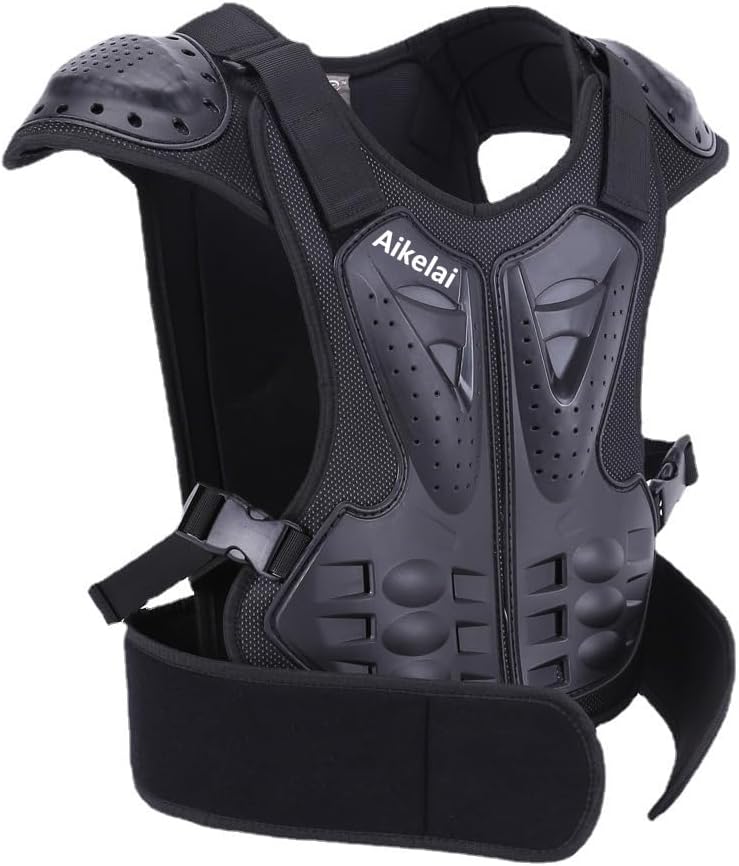 Youth Kids Chest Protector Dirt Bike Gear Motorcycle Chest Armor Motocross Dirtbike Protective Gear for Child, Boy