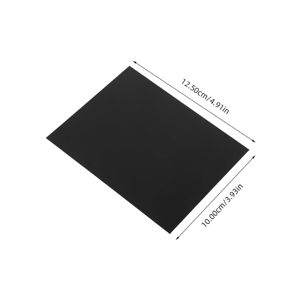5Pcs Black Aluminum Sublimation Blanks for Engraving