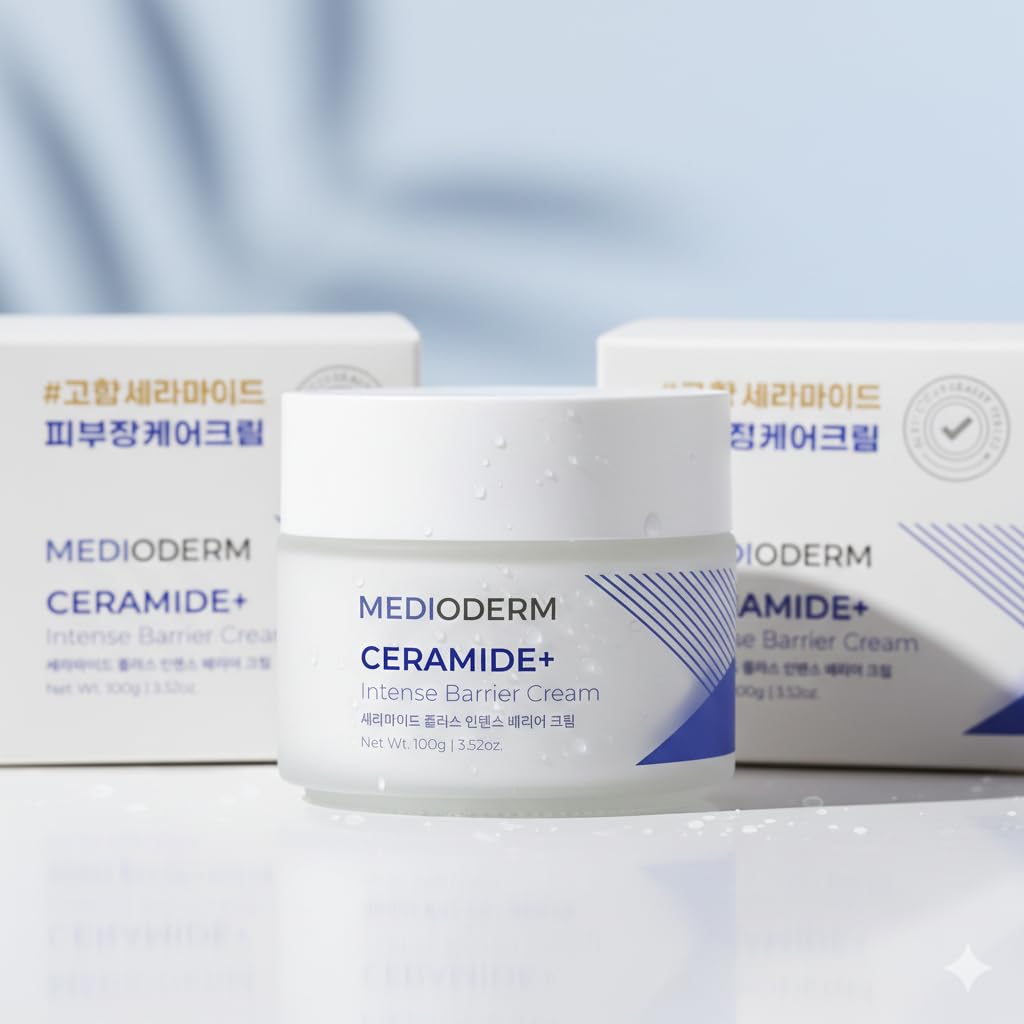 Ceramide Plus Intense Barrier Cream, Face, Moisturizer, Ceramide, Cream, 100g
