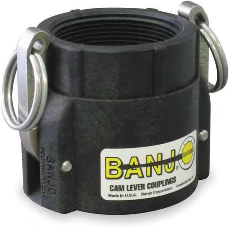 2" Banjo Poly Cam Lever Female Coupler - 2" Female NPT 200D