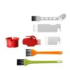 Compatible For Robot Vacuums, Multi-Brand Cleaning Brush Tool Set(Orange)