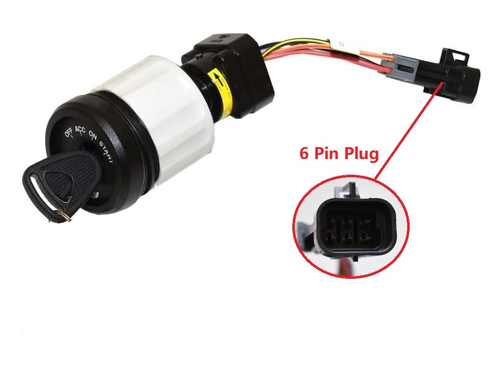 87-893353A03 Ignition Key Switch for Mercury Force Outboard Engine 4 Position