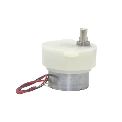 CHANCS Slow Speed Micro Electric Motor JS-30 DC 6V 100RPM Flat Shaft Gear Electric DC Motor Low Speed for Rotating Mechanisms