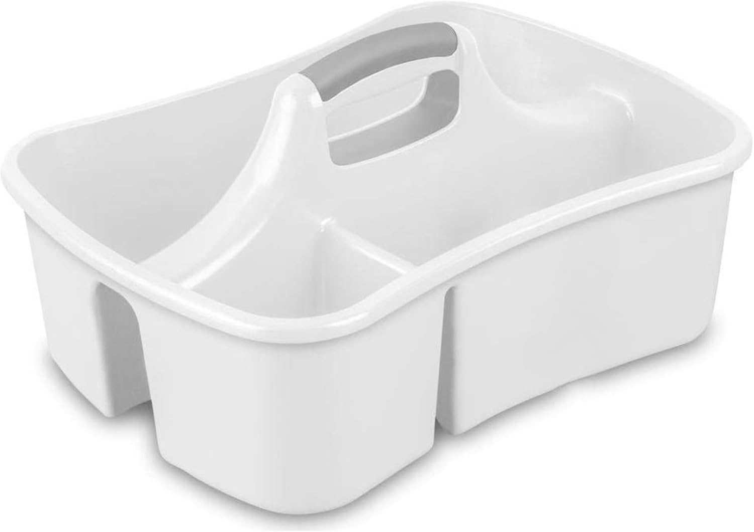 Extra Large 5 Gallon Divided Cleaning Caddy Organizer with Handle | Cleaning Supplies for Housekeeping, Shower Caddy