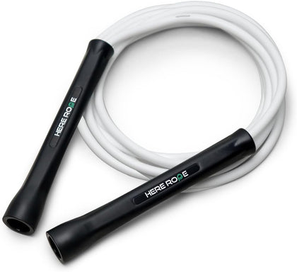 Hererope 6MM PVC Jump Rope for Men & Women Fitness, Speed, Tricks, Cardio Training, Boxing Jump Rope with Unbreakable
