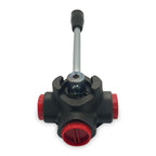 Hydraulic Rotary Diverter Valve, 3 Way, SAE 8, 16 GPM, 4300 PSI