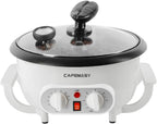 Home Coffee Bean Roaster Machine - CAFEMASY Coffee Bean Handle Design Electric Automatic Coffee Roaster with Timer