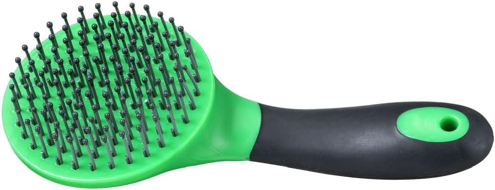 Tough1 Great Grips Mane & Tail Brush - Neon Green