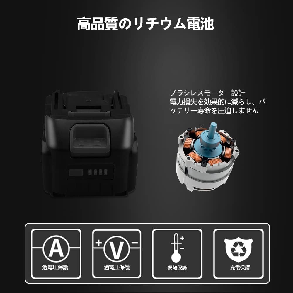 18V Cordless Car Polisher, 15mm Orbit 2000-4800 OPM Portable Buffer Polisher with 7 Variable Speed 2Pcs 4.0Ah