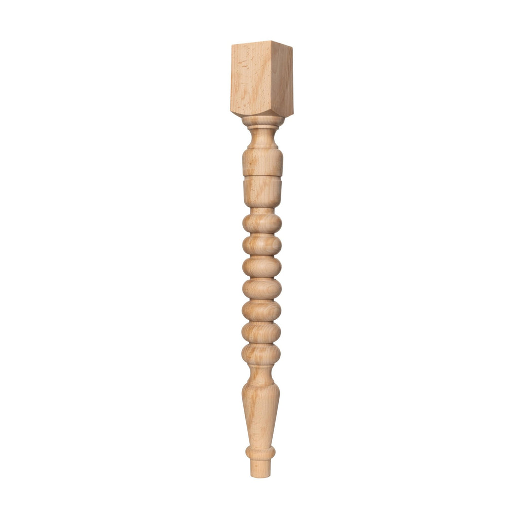 Modern Beechwood Dining Table Leg, 29 Inch