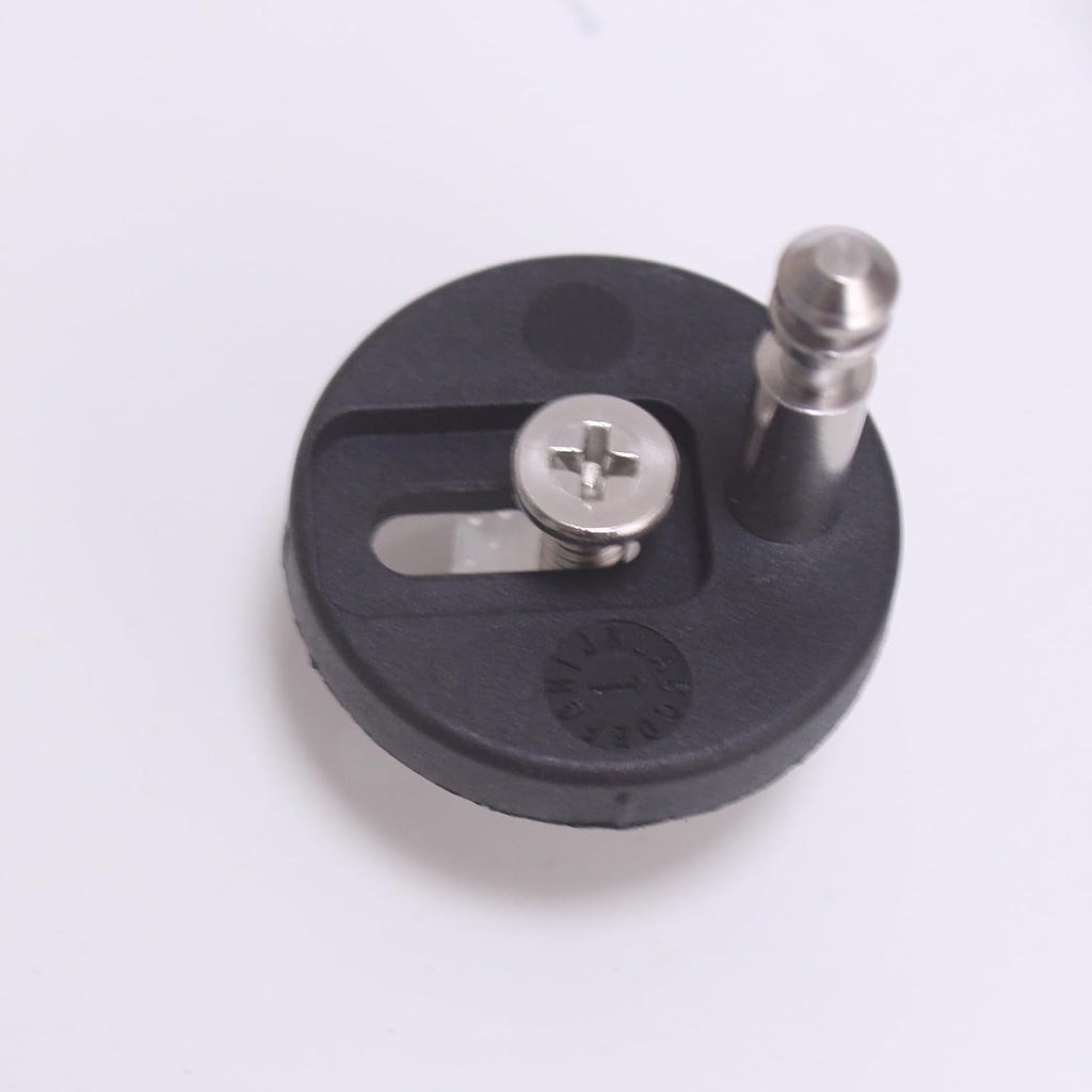 Toilet Seat Top Fixing Kit - Replacement Toilet Seat Hinge Repair Hardware Bolts Screws Compatible with American Standard Toto Kohler Top Fix Mount Toilet Seat