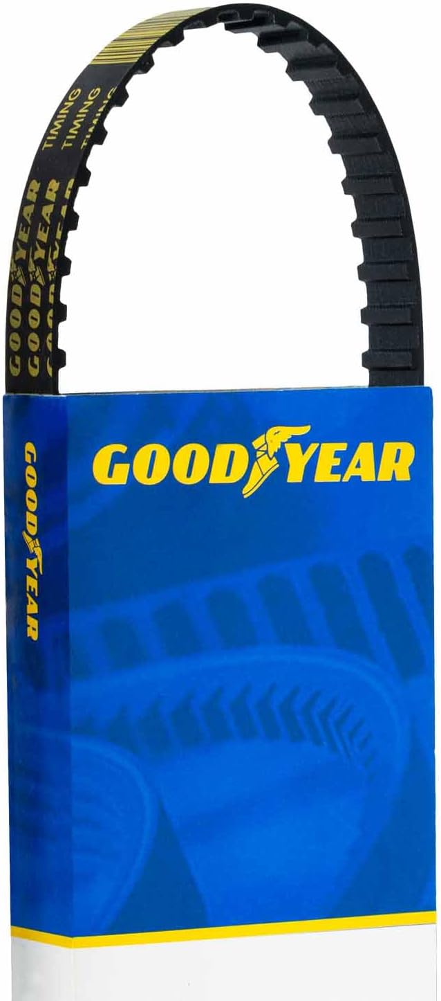 Goodyear 345L100 Trapezoidal Timing Belt: L Profile, 34.5 in Pitch Length, 1 in Width, 92 Teeth, 0.375 in Pitch
