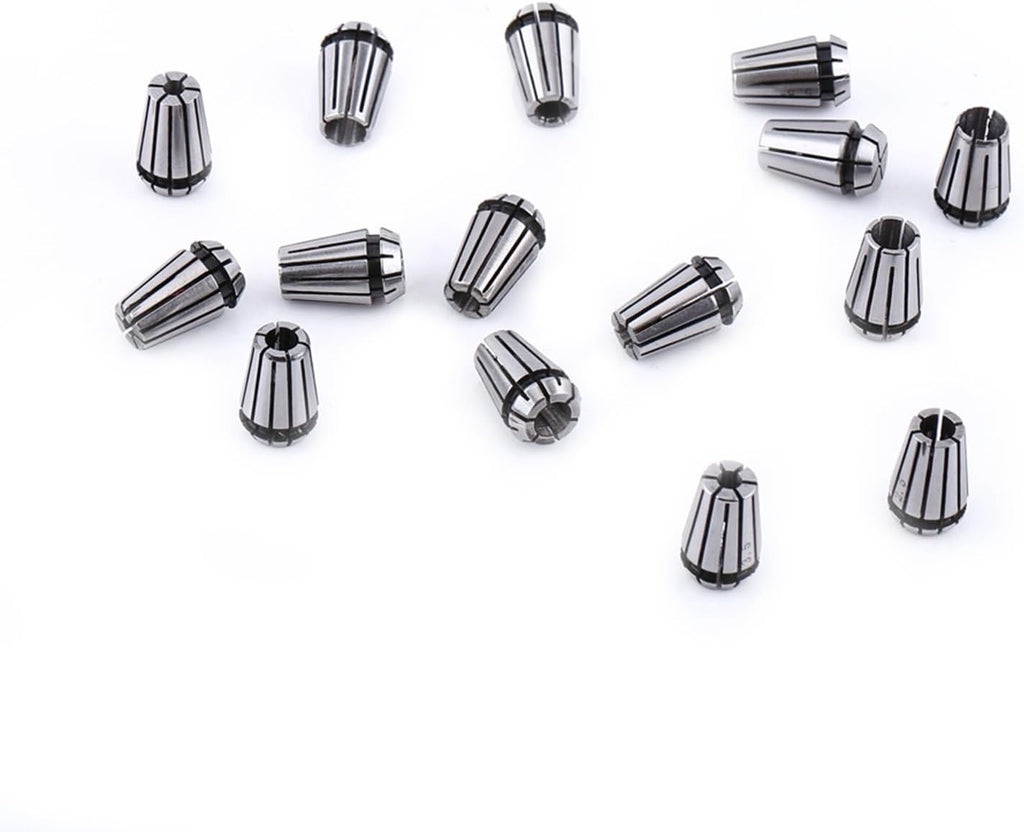 15PCS ER11 Collet Set Spring Collet Chuck CNC Spindle Collets