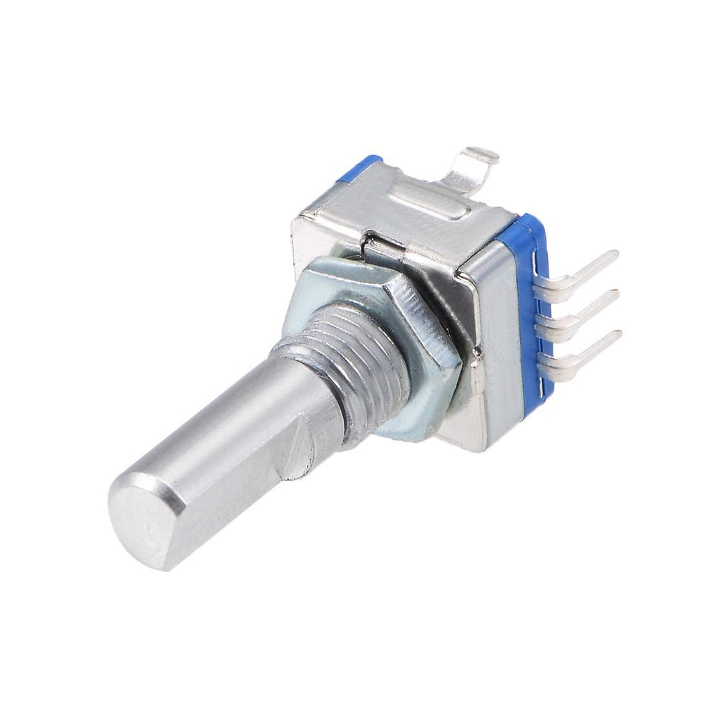 uxcell 360 Degree Rotary Encoder Code Switch Digital Potentiometer EC11 5 Pins 20mm D-Shaft 2pcs