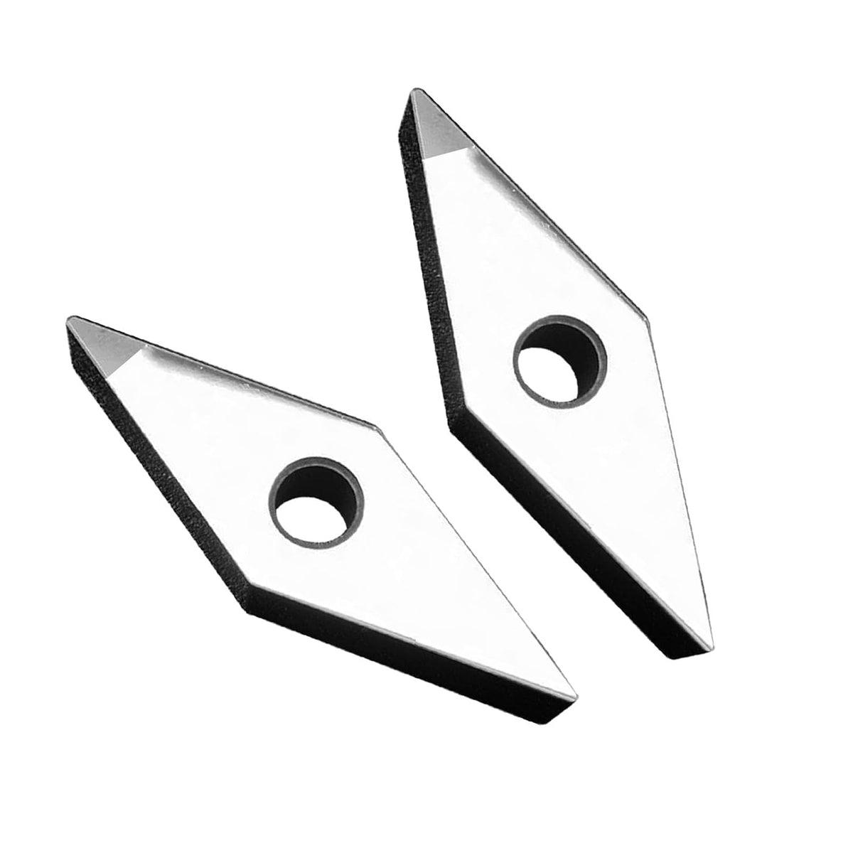 2PCS VNMG331 VNMG160404 CBN Cubic Boron Nitride Inserts Turning Inserts for Machining Harden Steel Carbide Insert for High Hardness Steel