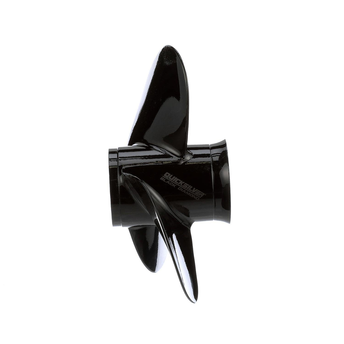 Quicksilver Black Diamond 3-Blade Aluminum Propeller, 12.7 dia x 21 pitch, Right Hand
