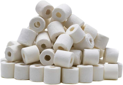 Aquarium Premier Bulk Bio Ceramic Rings Filter Media, 4 lbs | Fresh Water, Sea Water Fish Tank Canister Filter, Koi