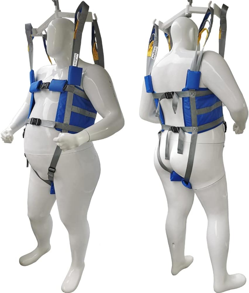 Patient Lift Sling Medical Aid Standing Transfer Belt Walking Strap Heavy Duty Carrier Fold Up Full Body Get Up Sit