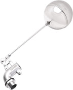 Adjustable Float Ball Valves - 1" NPT Male Thread Stainless Steel 304 Elbow Flow Control Float Valve for Automatic Water Level Control Tank Pond Water Tower