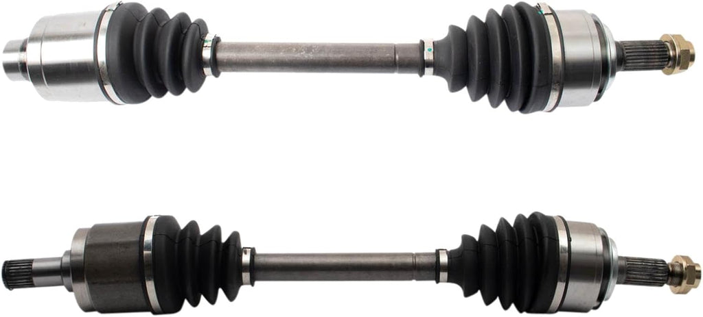 TRQ Front Driver and Passenger Side CV Axle Assembly Set 2 Piece