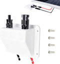 Solar Cable Entry Gland,1Ft/30cm 10AWG Soft Solar Extension Cable and Connector, UV Resistance Dual Cable Entry Gland