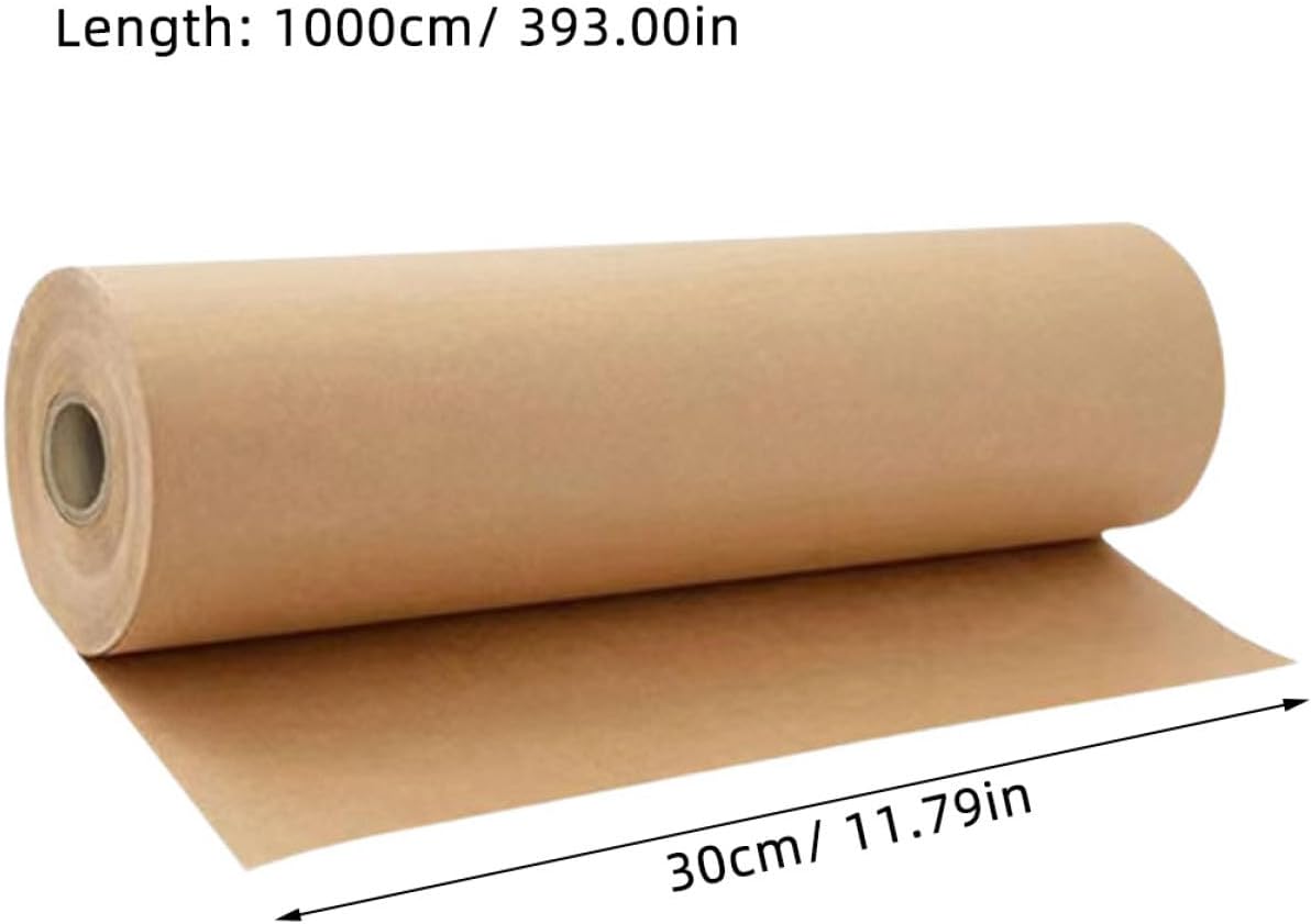 Kraft Paper Roll for Painting Sketching and Packing, 1 Roll