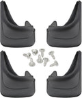 Car Mud Flaps, 12 × 8.5 in Flexible & Bendable Splash Guards Set | Vehicle Front & Rear Mudflaps Protection with
