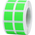 Fluorescent Green 1/2" Inch Square Adhesive Labels 1,000 Color Coding Dot Stickers for Efficient Inventory