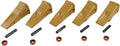 5X 1U3252 Bucket Digging Teeth Tooth with Pin's 8E6259 & Fastener's 8E6258