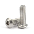 10-32 x 5/8" Button Head Socket Cap Bolts Screws, 50 PCS
