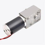 MAX 200KG Load 5882-50ZY 12V 24V 5-100rpm DC Worm Gearbox Reduction Motor Single/Dual Shaft High Torque Low Speed Gear Motor(Single Axis,50rpm,12V)