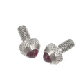 Contact Points for Dial Indicators Linear Gage Indicator Ball Tips 2 Pieces M2.5 Thread Shank 5mm Diameter 3.8mm Length (Ruby Ball Tip)
