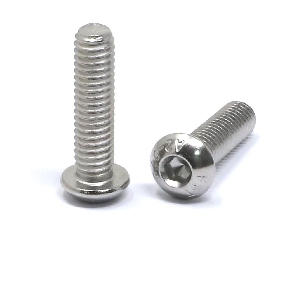 iexcell 25 Pcs 5/16-18 x 1-1/4" Stainless Steel 304 Hex Socket Button Head Cap Screws Bolts Kit