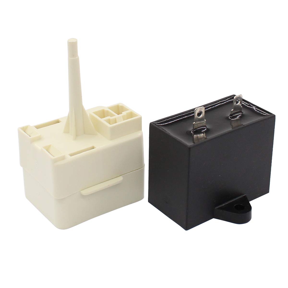 W10613606 Refrigerator Compressor Start Relay and Capacitor