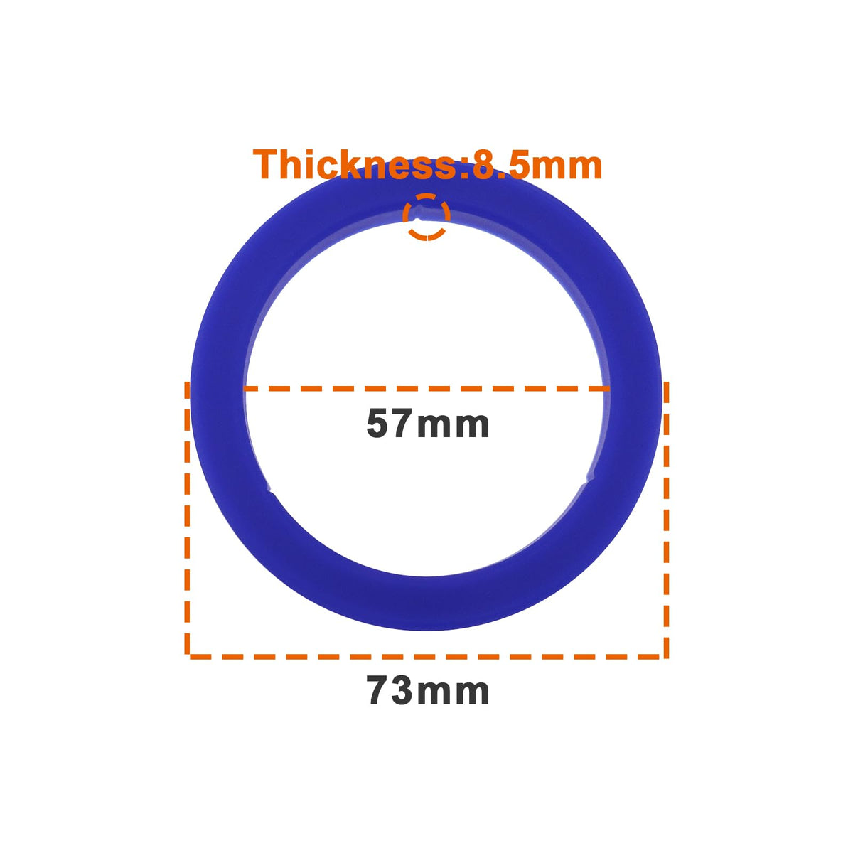 Micro Traders 2Pcs Coffee Machine Group Head Seal Gasket Compatible with Gaggia Compatible with VBM Compatible with Faema E61/E98 Espresso Machine Head Gasket