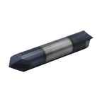 3/8in Solid Carbide End Mill, Chamfer Mill-Double End, 2 Flute