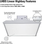 Metalux LHBS 1.6ft LED Linear High Bay LED 400W Equivalent