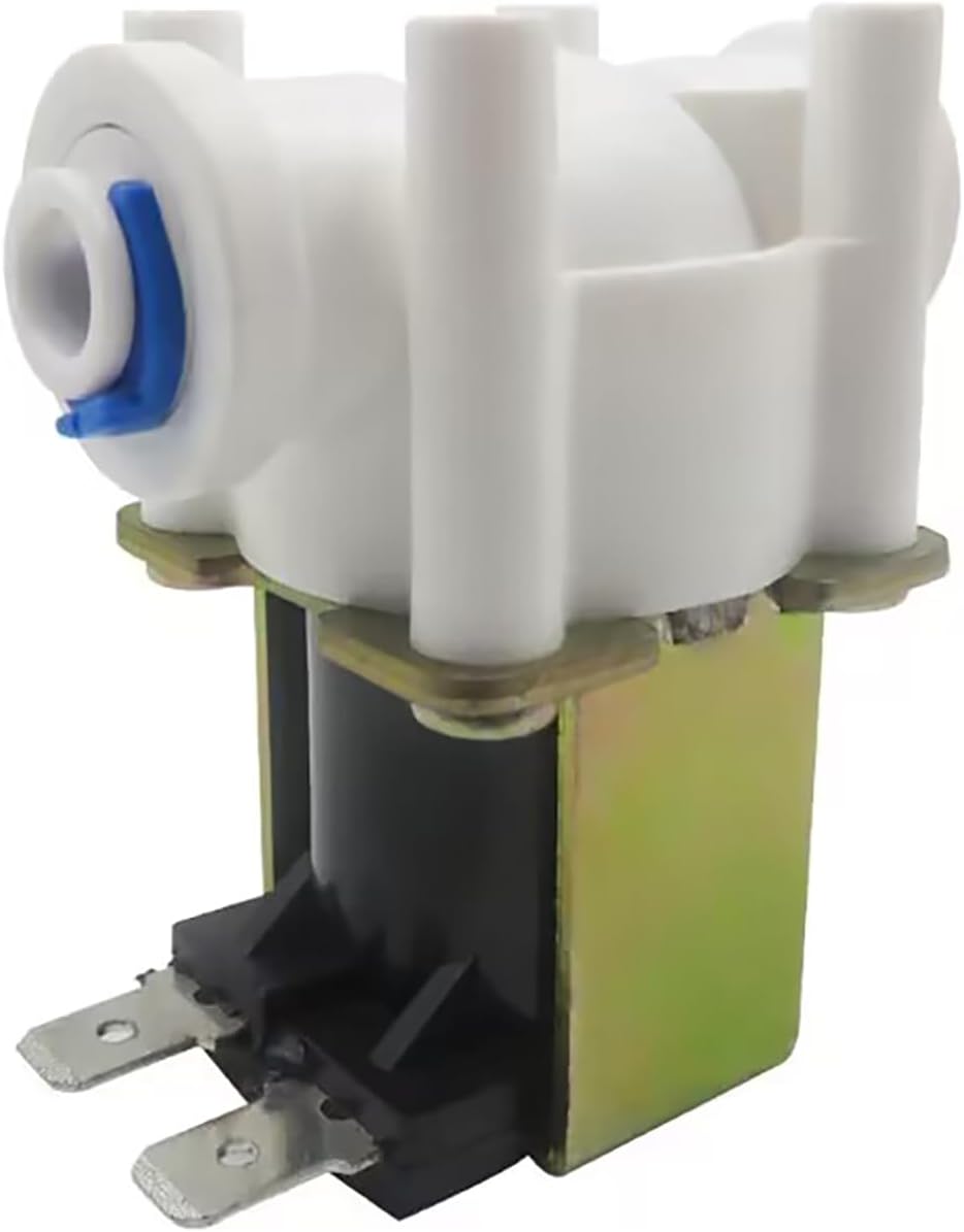 1/4" DC 24V Solenoid Valve N/C Normally Closed Water Inlet Flow Switch