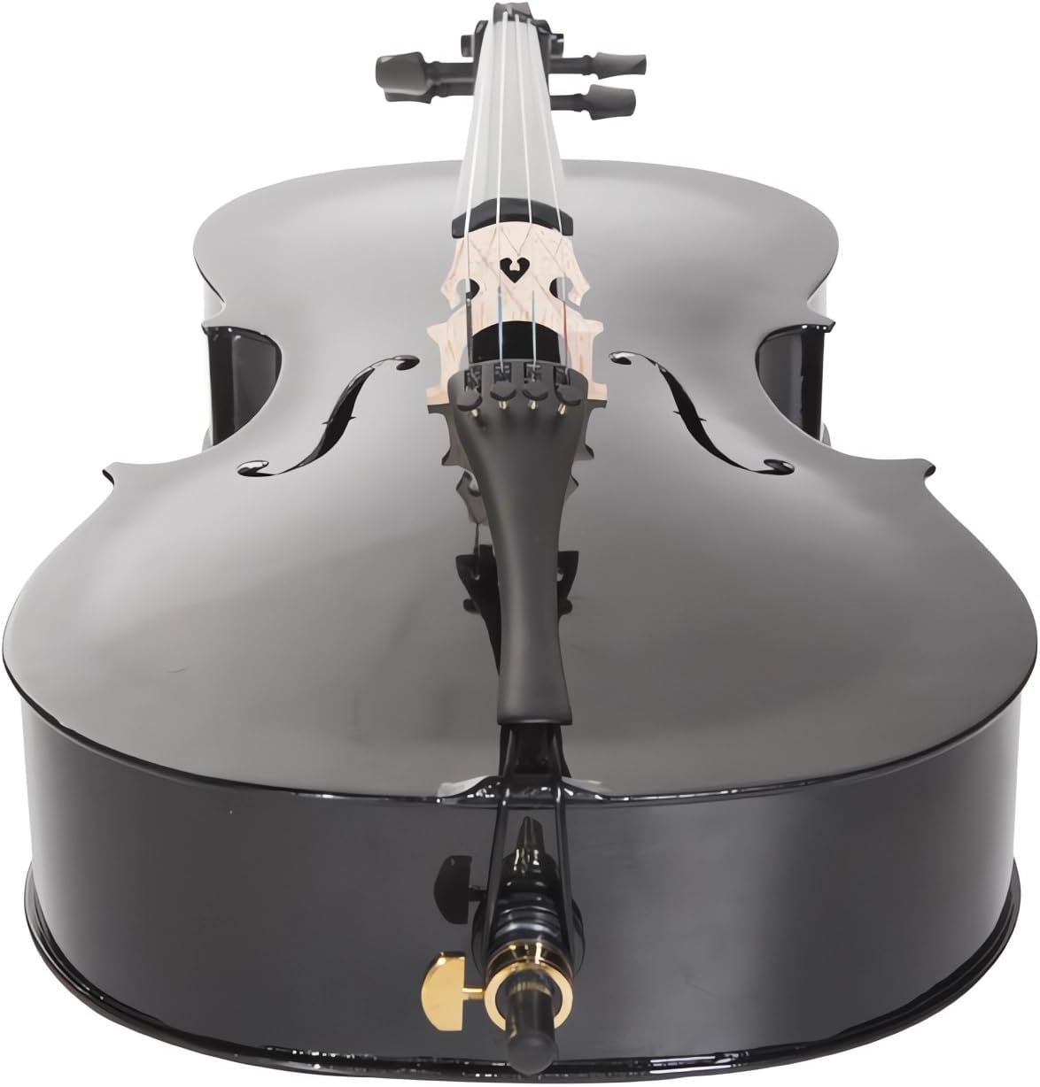 4/4 Full Size Cello Kit for Beginners, Spruce Top Acoustic Cello, Cello Kit with/Bow, Stand, Rosin, Bag, Stringed