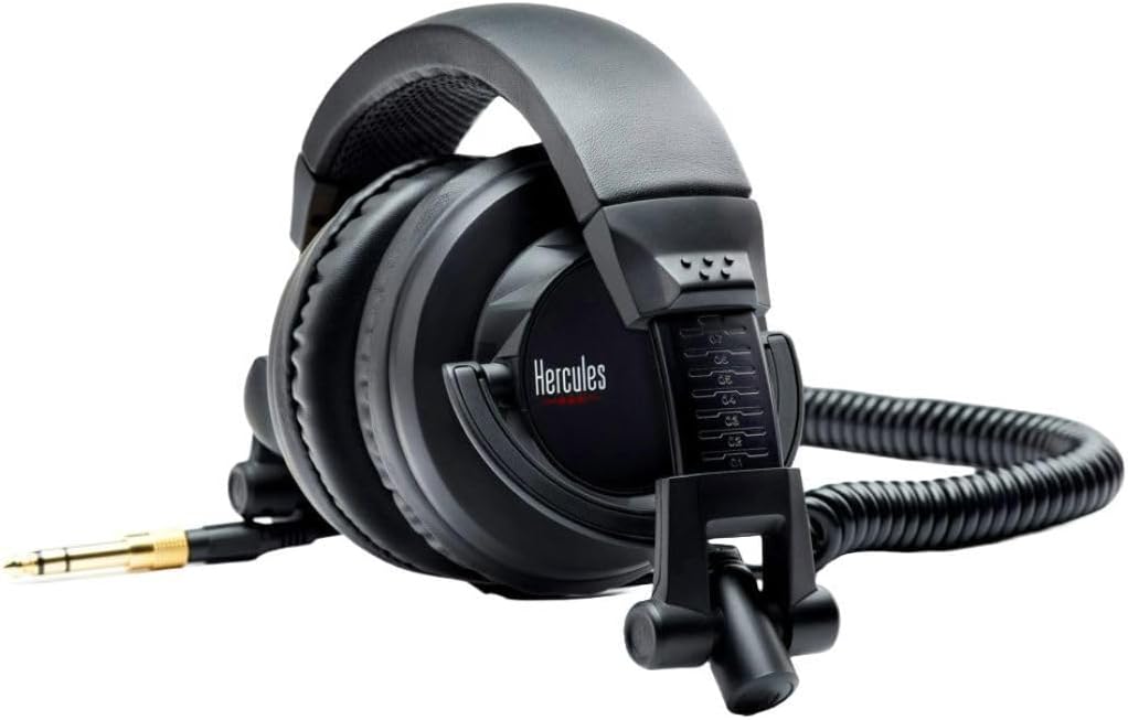 HDP DJ45 - Professional Over-Ear DJ Headphones with 40mm Drivers | Pivoting earpieces and a 6.6 Feet/2 meter cable