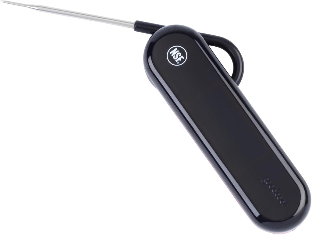 Touch Digital Thermometer with LCD Display Instant Read with Stainless Steel Probe Built-In Magnet for Easy Storage