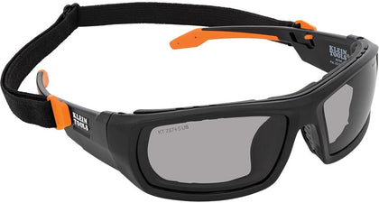 60471 Safety Glasses, ANSI Z87.1+ Pro Full Frame Gasket Safety Glasses, Gray Lens, UV Protection, Anti-Fog, Scratch
