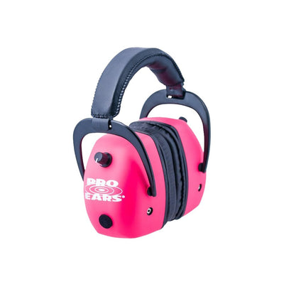 Pro Mag - Electronic Hearing Protection and Amplification - NRR 30 - Shooting Range Ear Muffs, Pink, One Size, (GSDPMP)