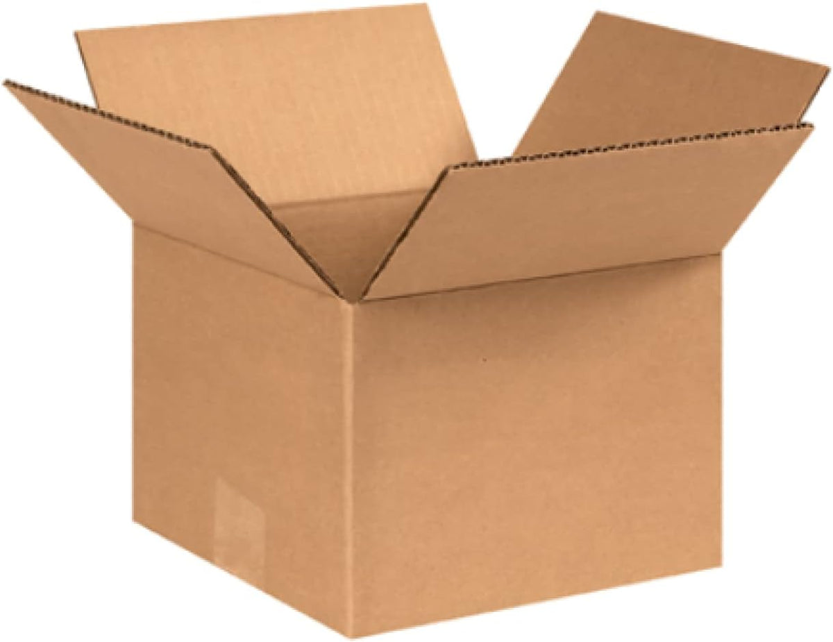 8x8x6 Pack of 100 Corrugated Cardboard Packing Shipping Mailing Moving Carton Boxes