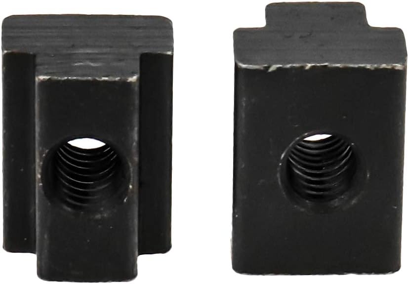 M8 T-Slot Nut,Black Oxide Finish,Grade 8.8,5/16 Threads,Pack of 12