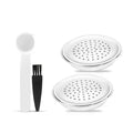 Refillable Coffee Capsule，Compatible For Philips，Senseo System Coffee Machine Reusable Pods Espresso Crema Maker(2pcs Capsule)