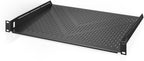 AC Infinity Vented Rack Shelf 1U, 14" Deep for 19" Server, AV Racks
