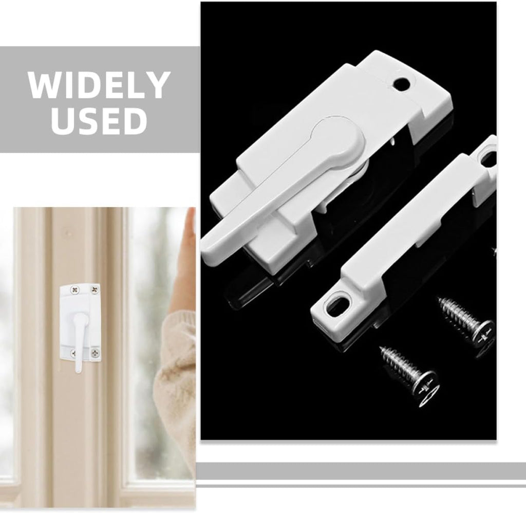 2 Sets Sliding Window Sash Lock Replacement for Double Hung Windows