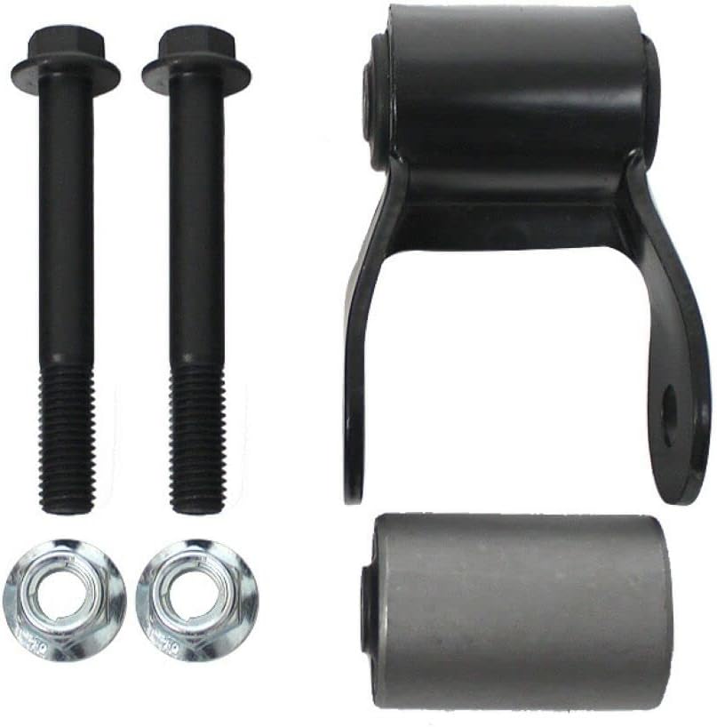 BST BSSP Pair Set Rear Leaf Spring Shackle Kit Rearward LR RR Compatible with 1984–1990 Jeep Wagoneer, for 1984–2001 Jeep Cherokee, Replace # 722-024 722024