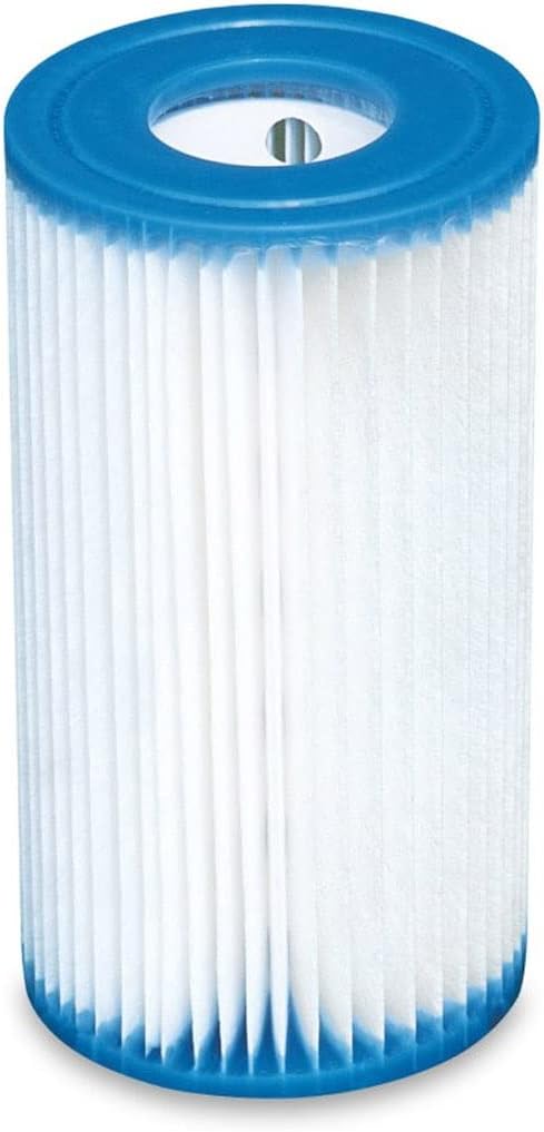 INTEX 29000E Type A Pool Filter Cartridge: For INTEX Filter Pumps – Easy-To-Clean – Dacron Paper – Efficient